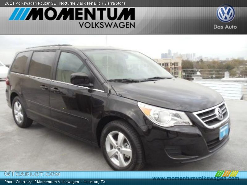 Nocturne Black Metallic / Sierra Stone 2011 Volkswagen Routan SE