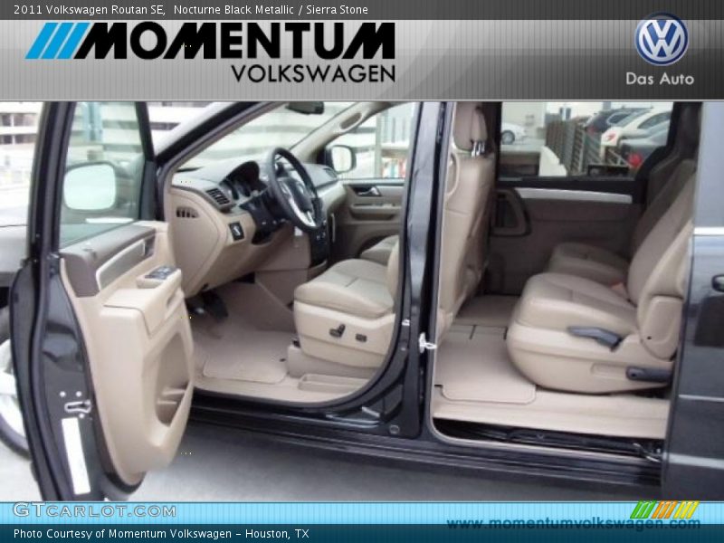 Nocturne Black Metallic / Sierra Stone 2011 Volkswagen Routan SE