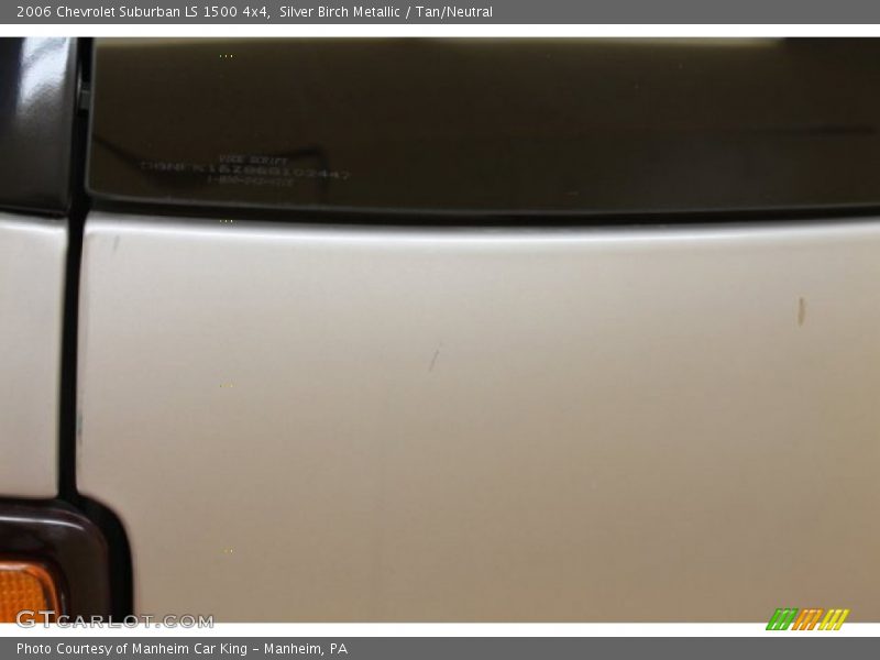 Silver Birch Metallic / Tan/Neutral 2006 Chevrolet Suburban LS 1500 4x4