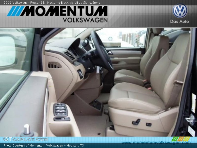 Nocturne Black Metallic / Sierra Stone 2011 Volkswagen Routan SE