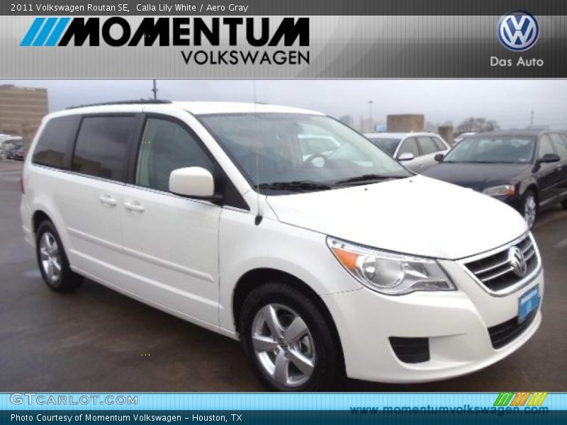 Calla Lily White / Aero Gray 2011 Volkswagen Routan SE