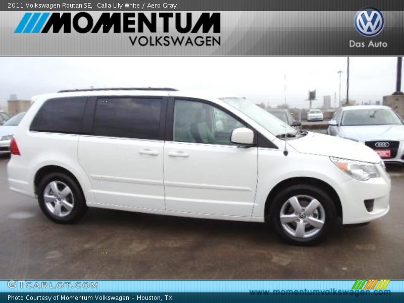 Calla Lily White / Aero Gray 2011 Volkswagen Routan SE