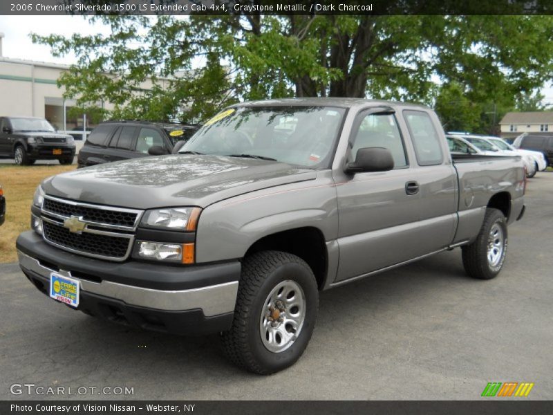 Graystone Metallic / Dark Charcoal 2006 Chevrolet Silverado 1500 LS Extended Cab 4x4
