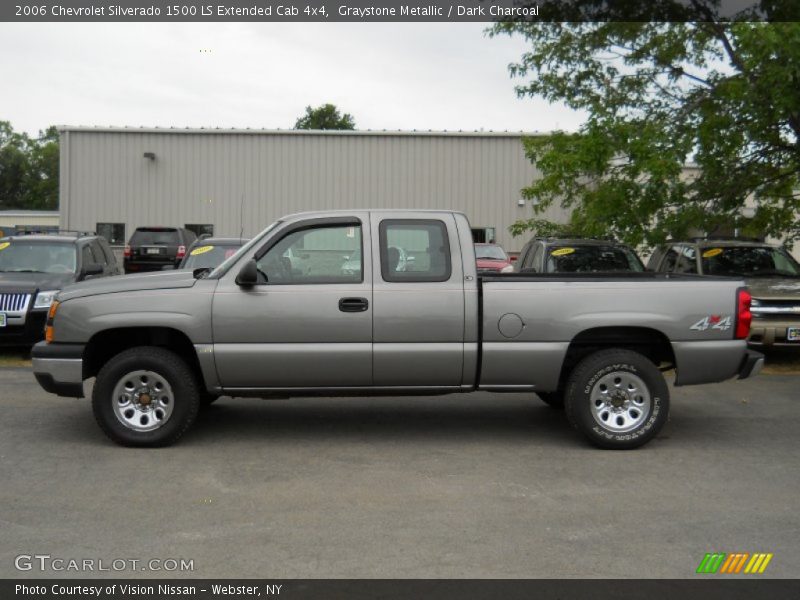 Graystone Metallic / Dark Charcoal 2006 Chevrolet Silverado 1500 LS Extended Cab 4x4