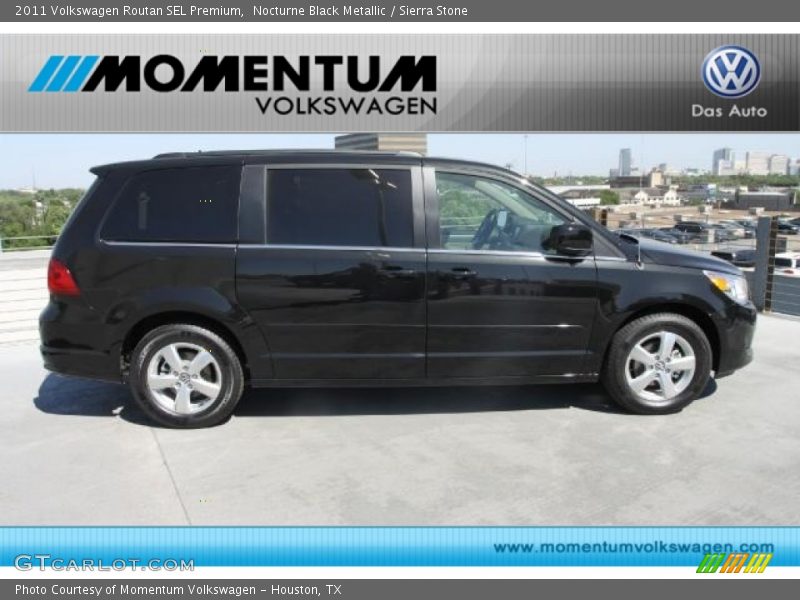 Nocturne Black Metallic / Sierra Stone 2011 Volkswagen Routan SEL Premium