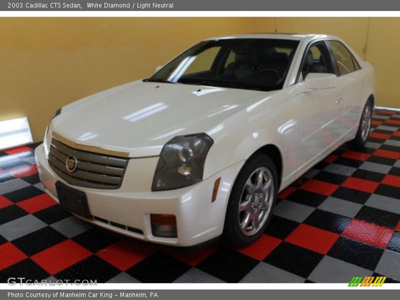 White Diamond / Light Neutral 2003 Cadillac CTS Sedan