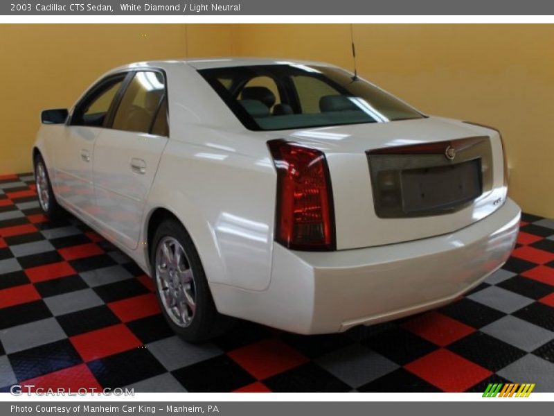 White Diamond / Light Neutral 2003 Cadillac CTS Sedan