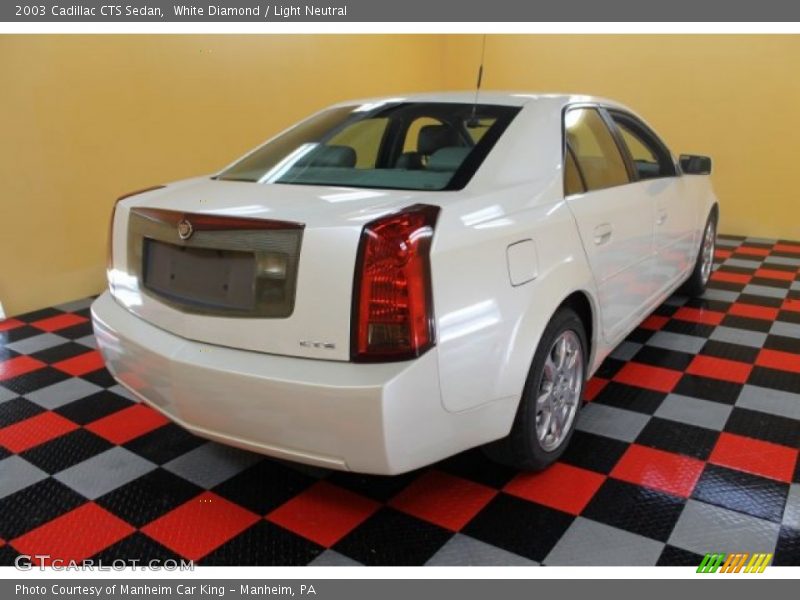 White Diamond / Light Neutral 2003 Cadillac CTS Sedan