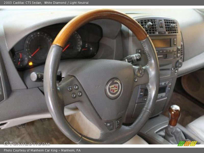 White Diamond / Light Neutral 2003 Cadillac CTS Sedan
