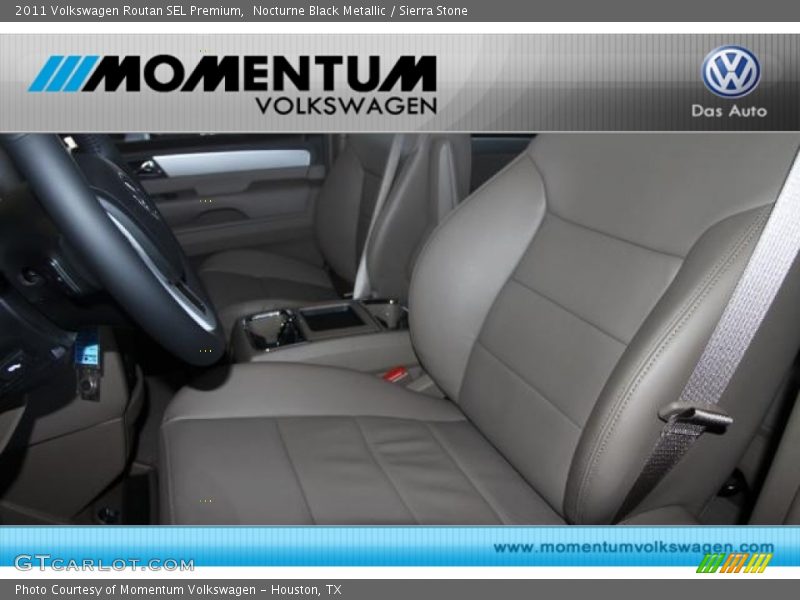 Nocturne Black Metallic / Sierra Stone 2011 Volkswagen Routan SEL Premium