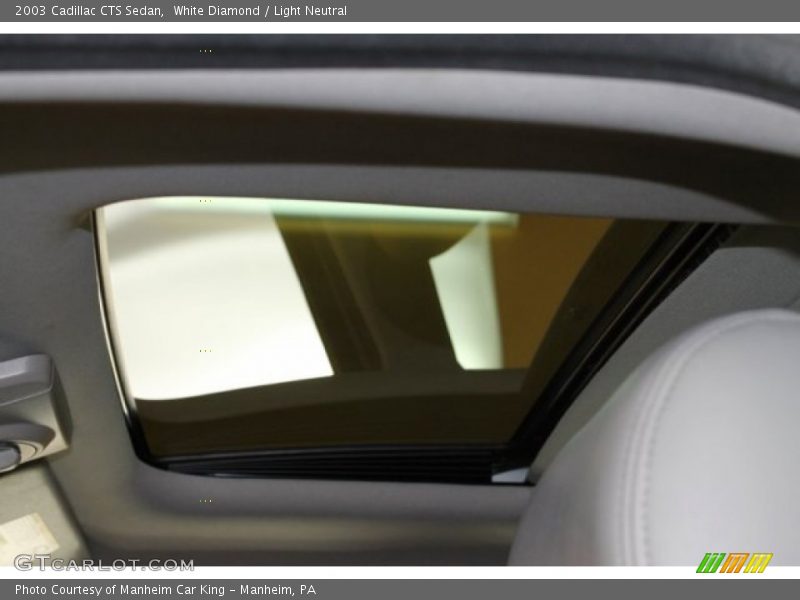 White Diamond / Light Neutral 2003 Cadillac CTS Sedan