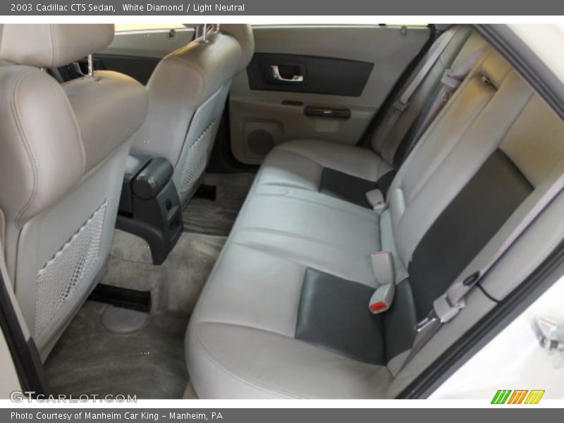 White Diamond / Light Neutral 2003 Cadillac CTS Sedan