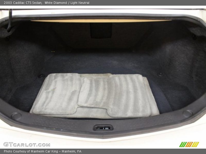 White Diamond / Light Neutral 2003 Cadillac CTS Sedan