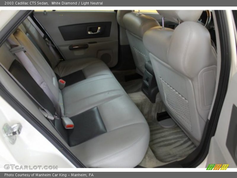 White Diamond / Light Neutral 2003 Cadillac CTS Sedan