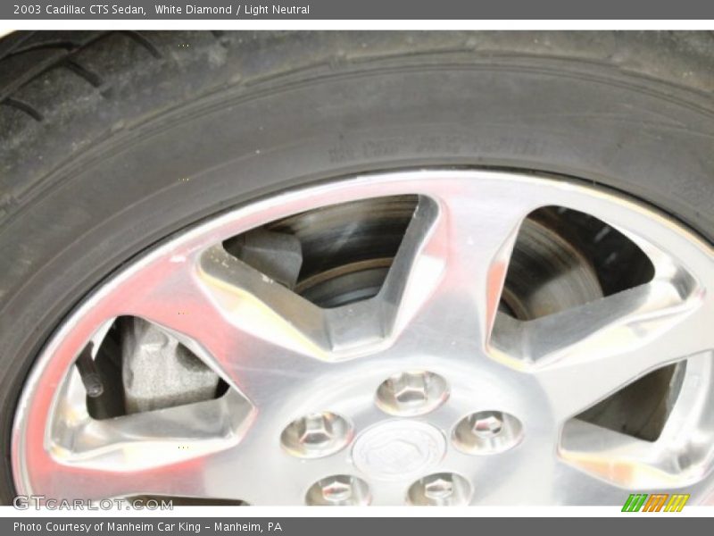 White Diamond / Light Neutral 2003 Cadillac CTS Sedan