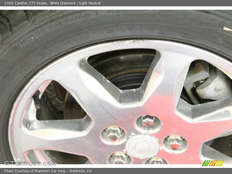 White Diamond / Light Neutral 2003 Cadillac CTS Sedan