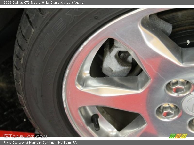 White Diamond / Light Neutral 2003 Cadillac CTS Sedan