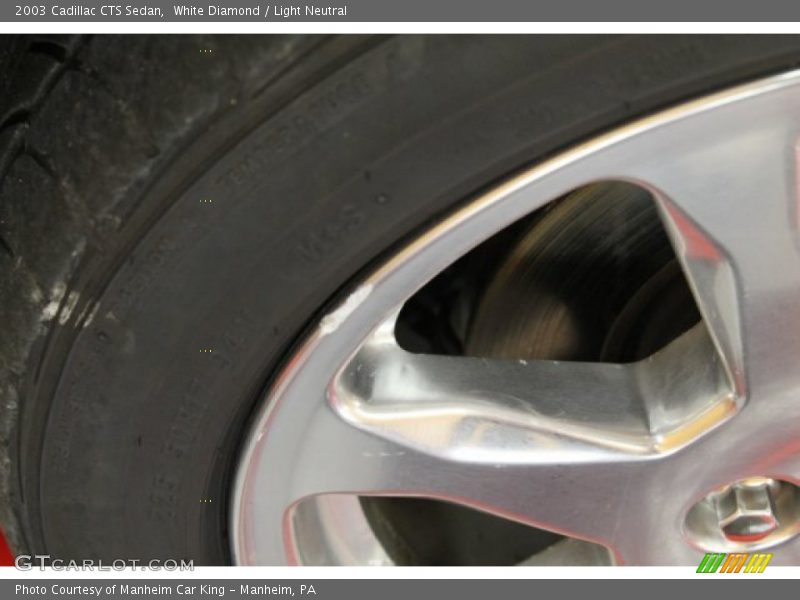 White Diamond / Light Neutral 2003 Cadillac CTS Sedan