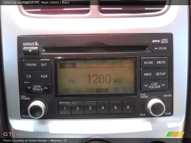 Black Cherry / Black 2009 Kia Sportage LX V6