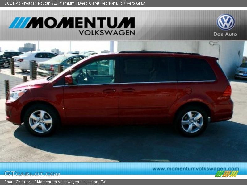 Deep Claret Red Metallic / Aero Gray 2011 Volkswagen Routan SEL Premium