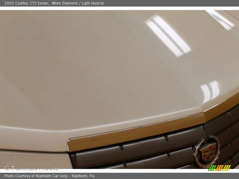 White Diamond / Light Neutral 2003 Cadillac CTS Sedan