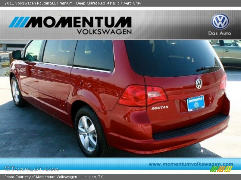 Deep Claret Red Metallic / Aero Gray 2011 Volkswagen Routan SEL Premium