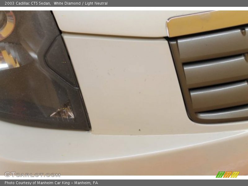 White Diamond / Light Neutral 2003 Cadillac CTS Sedan