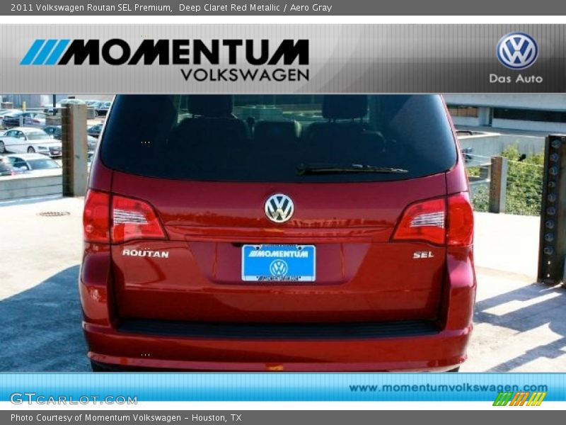 Deep Claret Red Metallic / Aero Gray 2011 Volkswagen Routan SEL Premium
