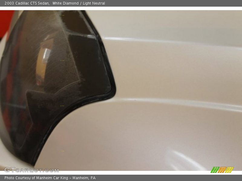 White Diamond / Light Neutral 2003 Cadillac CTS Sedan