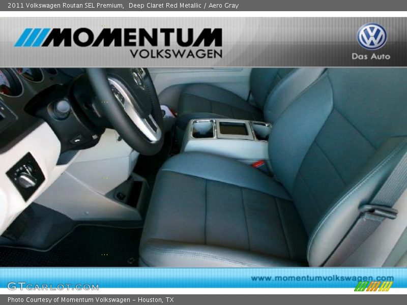 Deep Claret Red Metallic / Aero Gray 2011 Volkswagen Routan SEL Premium