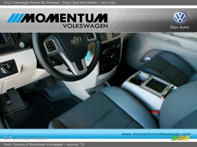 Deep Claret Red Metallic / Aero Gray 2011 Volkswagen Routan SEL Premium