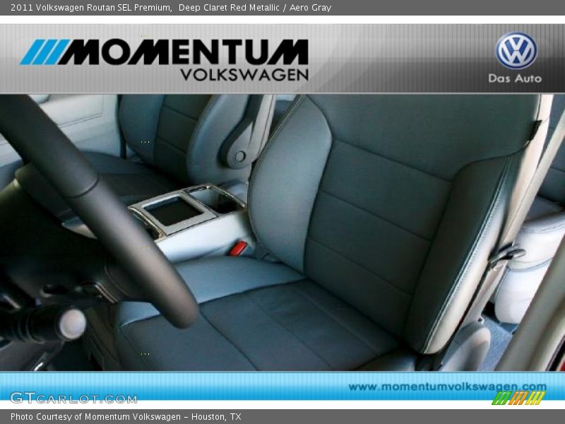 Deep Claret Red Metallic / Aero Gray 2011 Volkswagen Routan SEL Premium