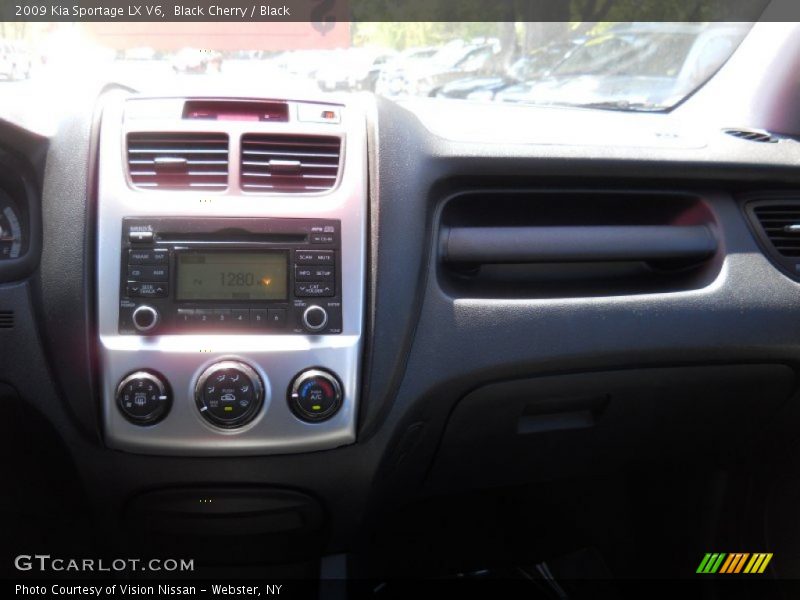 Black Cherry / Black 2009 Kia Sportage LX V6