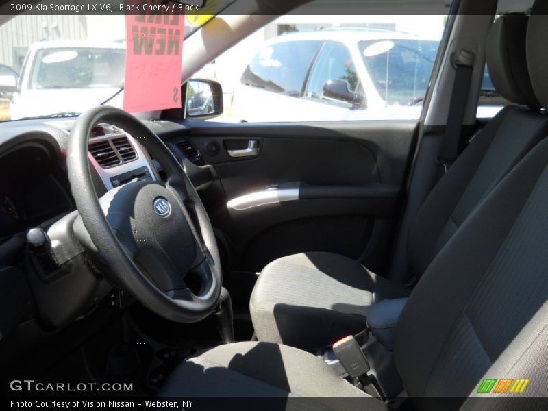 Black Cherry / Black 2009 Kia Sportage LX V6