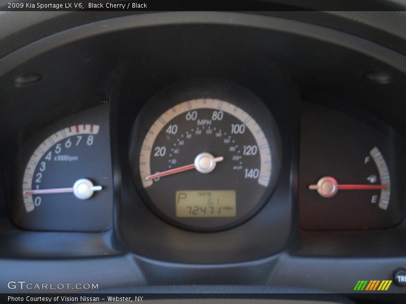  2009 Sportage LX V6 LX V6 Gauges