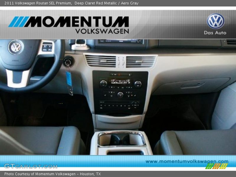 Deep Claret Red Metallic / Aero Gray 2011 Volkswagen Routan SEL Premium