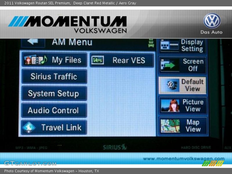 Deep Claret Red Metallic / Aero Gray 2011 Volkswagen Routan SEL Premium