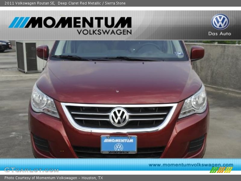 Deep Claret Red Metallic / Sierra Stone 2011 Volkswagen Routan SE