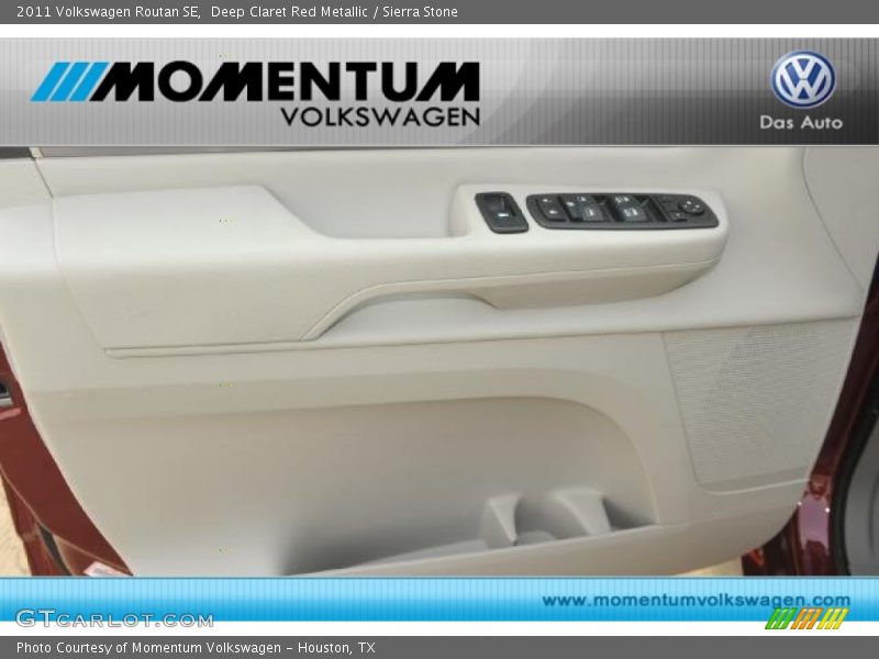 Deep Claret Red Metallic / Sierra Stone 2011 Volkswagen Routan SE