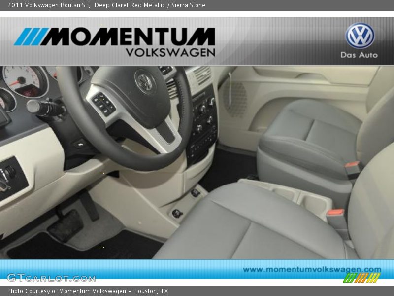 Deep Claret Red Metallic / Sierra Stone 2011 Volkswagen Routan SE