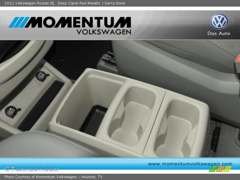 Deep Claret Red Metallic / Sierra Stone 2011 Volkswagen Routan SE