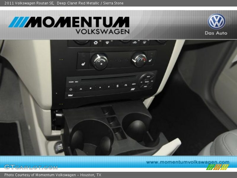 Deep Claret Red Metallic / Sierra Stone 2011 Volkswagen Routan SE
