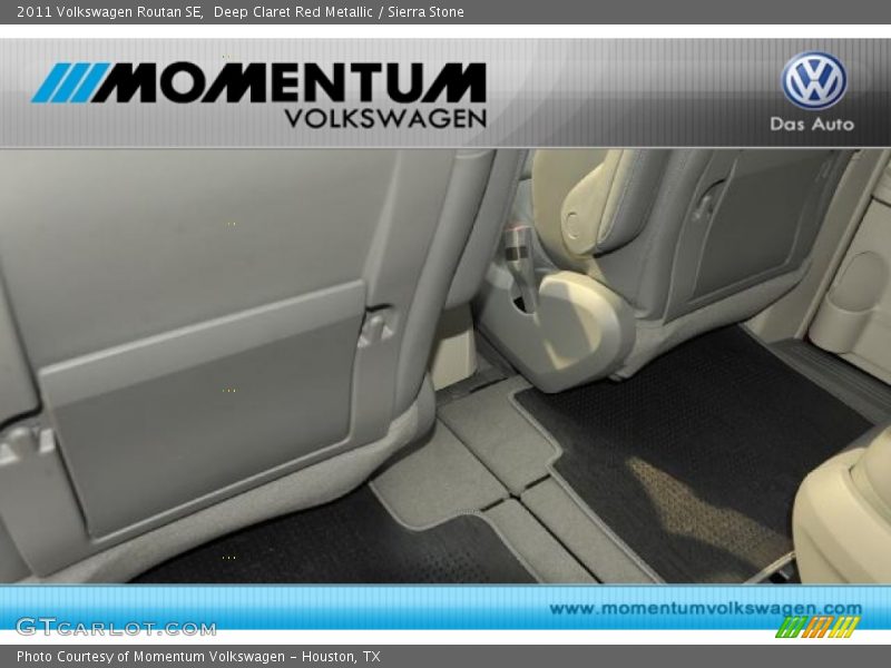 Deep Claret Red Metallic / Sierra Stone 2011 Volkswagen Routan SE