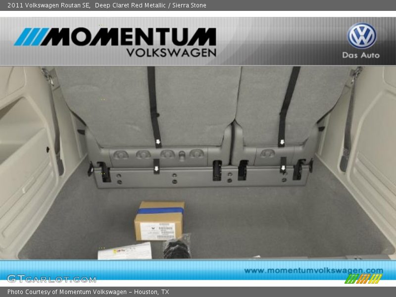 Deep Claret Red Metallic / Sierra Stone 2011 Volkswagen Routan SE