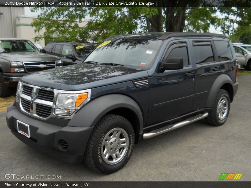 Modern Blue Pearl / Dark Slate Gray/Light Slate Gray 2008 Dodge Nitro SXT 4x4