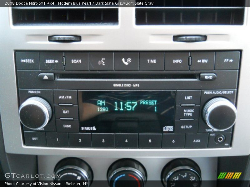 Modern Blue Pearl / Dark Slate Gray/Light Slate Gray 2008 Dodge Nitro SXT 4x4