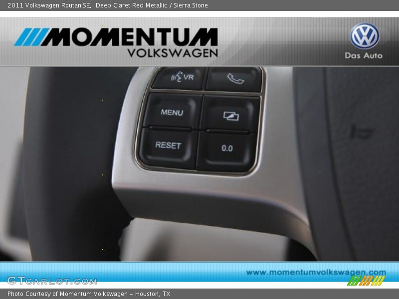 Deep Claret Red Metallic / Sierra Stone 2011 Volkswagen Routan SE