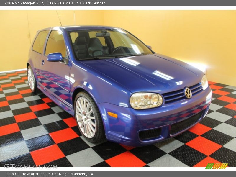 Deep Blue Metallic / Black Leather 2004 Volkswagen R32