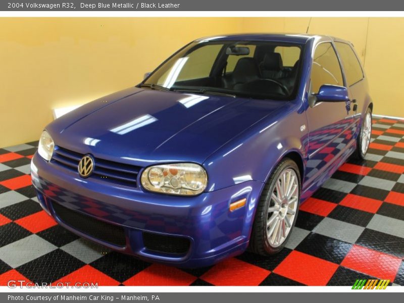 Deep Blue Metallic / Black Leather 2004 Volkswagen R32