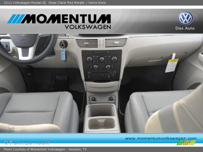 Deep Claret Red Metallic / Sierra Stone 2011 Volkswagen Routan SE